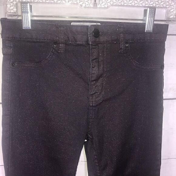 Free People Purple Glitter Skinny Jeans-Size 25 - Picture 2 of 10